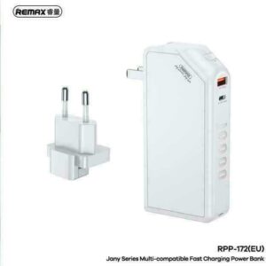 Remax RPP-172 Power Bank 10000mAh 22.5W με Θύρα USB-A και Θύρα USB-C σε Λευκό Χρώμα