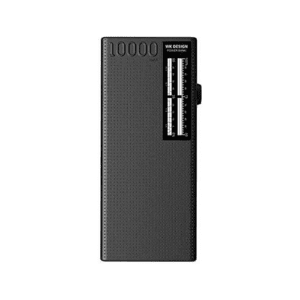 Power Bank 10000mAh με 2 Θύρες USB-A Μαύρο WK WP-056