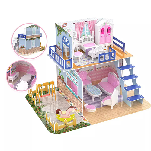 Παιχνίδι Κατασκευή Διώροφη Βίλλα JU063540 για 3+ Ετών