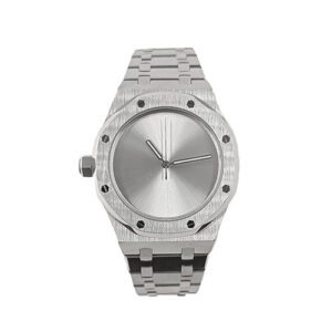 Ρολόι Χειρός με Μεταλλικό Μπρασελέ σε Ασημί Χρώμα