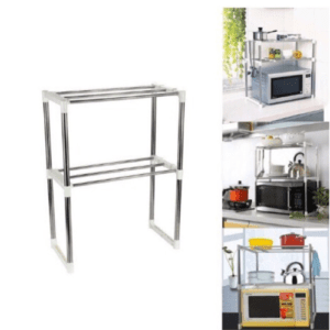 Βάση Οργάνωσης Κουζίνας Μεταλλική σε Ασημί Χρώμα 49.5~85x60.5x25cm (CMR-SQ7009)