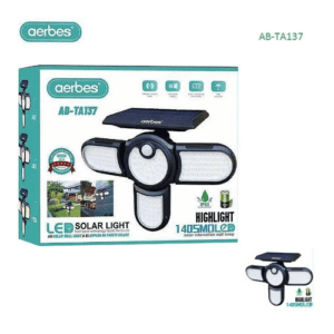 Ηλιακό Φωτιστικό σε Μαύρο Χρώμα AB-TA137 LED IP65