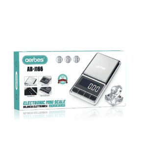 Aerbes Ηλεκτρονική Μίνι Ζυγαριά 200g/0.01g 11.5x6.3x1.9cm Γκρι AB-J166