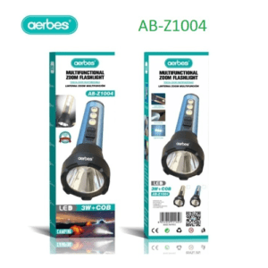 Aerbes Φακός Ζουμ Κάμπινγκ LED 3W Μπλε AB-Z1004
