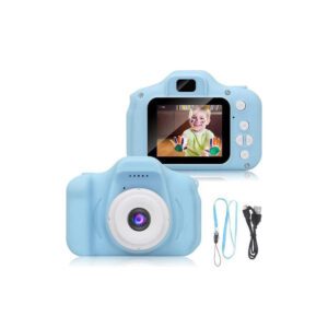Children Mini Camera Compact Φωτογραφική Μηχανή 3MP με Οθόνη 2" Μπλε (Ελληνικό Μενού)