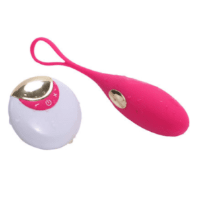 E05 Remote control wireless waterproof silicone vibrator Fuchsia