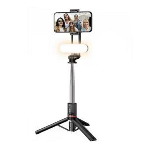 L15 Selfie Stick Τρίποδο Κινητού με Bluetooth Μαύρο