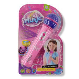 Παιχνίδι Μικρόφωνο Με Μουσική & Φωτάκια Love music 3+