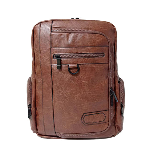 Σακίδιο Πλάτης MCAN Camel Δερματίνη 40x32x15cm LF Z716