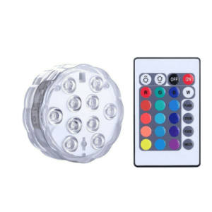 Αδιάβροχο - Υποβρύχιο Τηλεχειριζόμενο Πολύχρωμο LED Φωτάκι - Remote Controlled Submersible LED Light