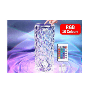 Φωτιστικό Ατμόσφαιρας Δωματίου RGB Με Τηλεχειριστήριο 16 χρωμάτων 21.5cm