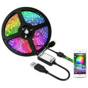 Αδιάβροχη Ταινία RIXME LED 5050 USB 5V/13W IP64, RGB, 5m Χωρίς Τηλεχειριστήριο
