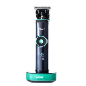 VGR Επαγγελματική Επαναφορτιζόμενη Κουρευτική Μηχανή Μπλε V-671