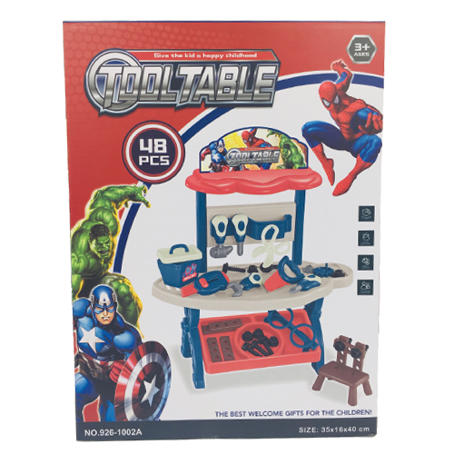 Παιδικός πάγκος εργασίας με εργαλεία 48pcs 35x16x40cm