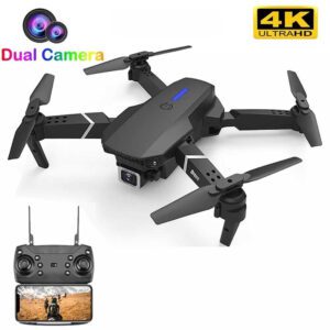 Duqi E88 Pro Drone with 4K Camera and Controller, Compatible with Smartphone