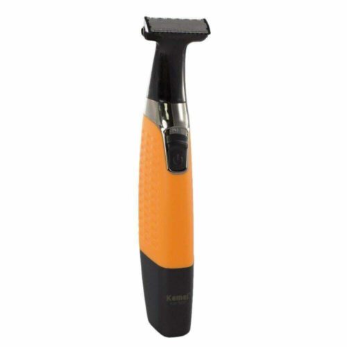 Kemei Facial Trimmer KM-1910 Ξυριστική Μηχανή Προσώπου / Σώματος Επαναφορτιζόμενη Πορτοκαλί