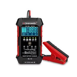 Konnwei Διαγνωστικό, Φορτιστής & Διορθωτής Μπαταρίας Αυτοκινήτου 12V/10A 24V/5A RC-10