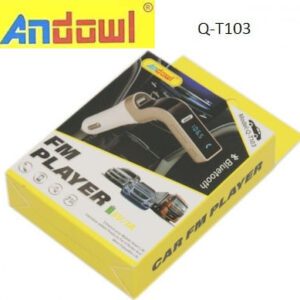 Andowl FM Transmitter Αυτοκινήτου Q-T103 με USB / Bluetooth / AUX 31002FML80SL