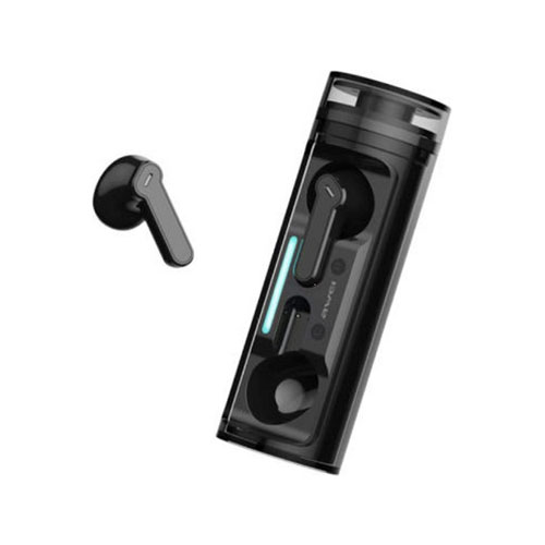 Awei T77 Earbud Bluetooth Handsfree Headphone with Charging Case Black