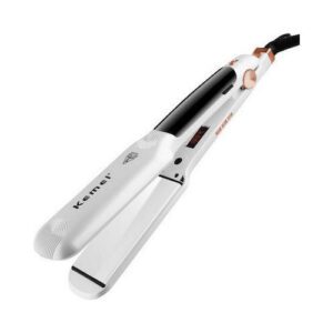 Kemei KM-7062 Πρέσα Μαλλιών με Ατμό και Κεραμικές Πλάκες 80W White