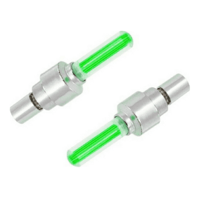 AG304B Καπάκι Βαλβίδας LED Πράσινο 2τμχ