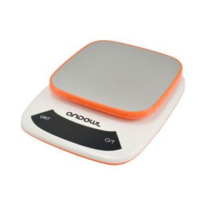 Andowl Q-C960 Ψηφιακή Ζυγαριά Κουζίνας 1gr/3kg Πορτοκαλί