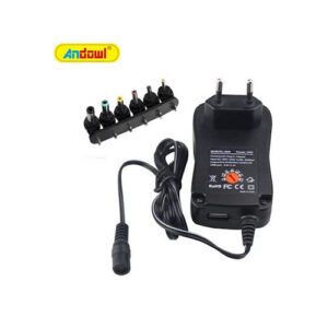 Andowl Q-CD16P Ρυθμιζόμενο Universal Τροφοδοτικό 3 έως 9V 45W με 6 βύσματα
