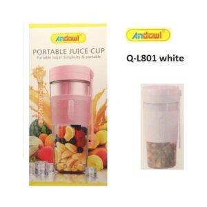 Andowl  Q-L801 Μπλέντερ για Smoothies 0.42lt Λευκό