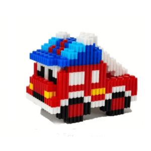 DUZ Παιχνίδι Κατασκευής Σε Σχέδιο Πυροσβεστικό Όχημα  8+ Έτών 582pcs No6154 Κόκκινο