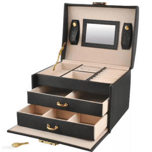 Μπιζουτιέρα Κουτί με Συρτάρι & Καθρέφτη