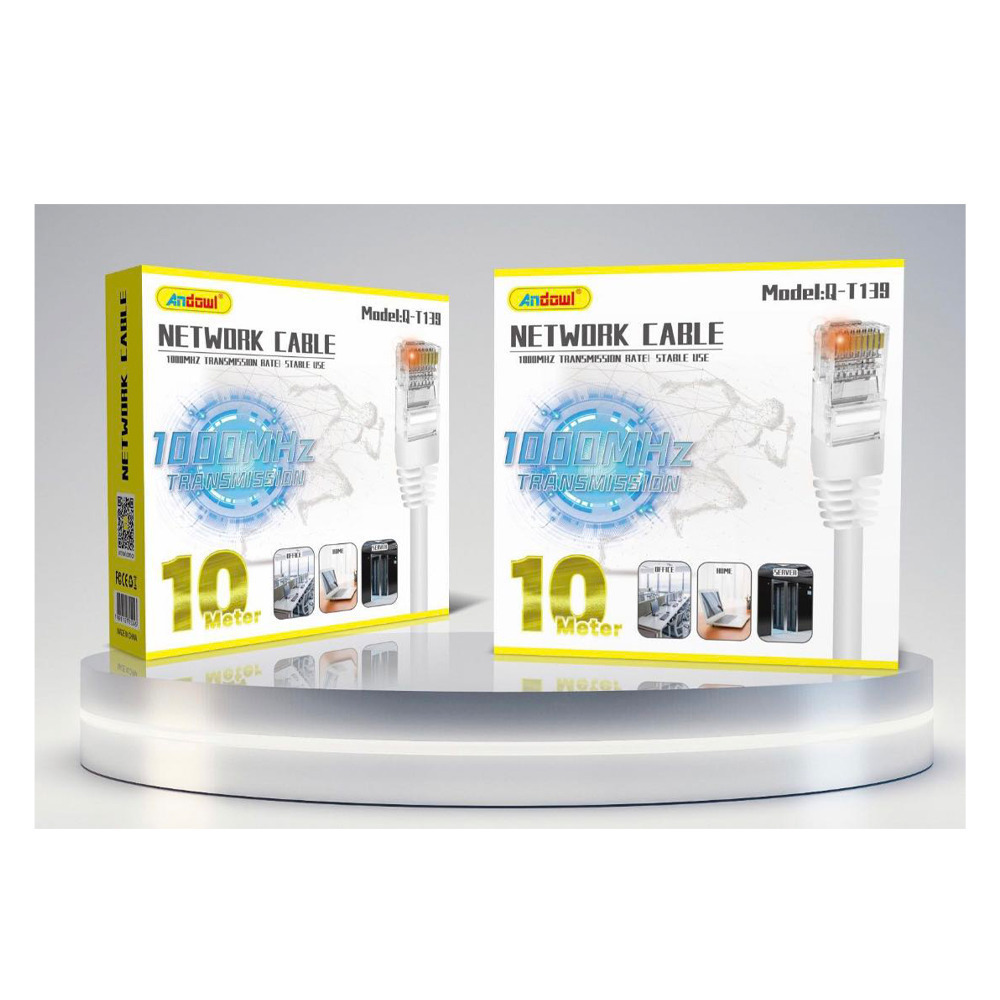 Andowl Q-T139 U/UTP Cat.5e Καλώδιο Δικτύου Ethernet 10m - Image 2