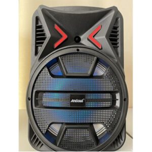 Andowl Σύστημα Karaoke με Ενσύρματo Μικρόφωνo Q1200 σε Μαύρο Χρώμα