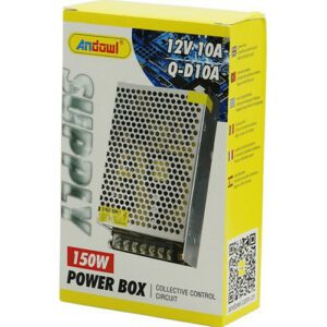 Andowl Τροφοδοτικό LED Ισχύος 150W με Τάση Εξόδου 12V Q-D10A