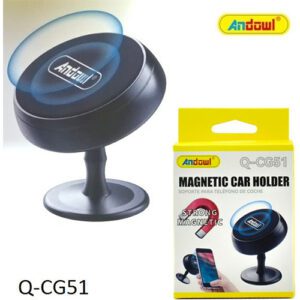 Andowl Βάση Κινητού Αυτοκινήτου Q-CG51 με Μαγνήτη Μαύρη Q-CG51