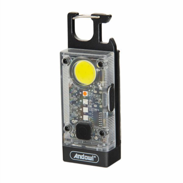 Andowl Φακός Μπρελόκ LED με Μέγιστη Φωτεινότητα 300lm Q-D80