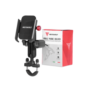 Motowolf Βάση Κινητού Μοτοσυκλέτας με Ρυθμιζόμενο Βραχίονα για το Τιμόνι με Φόρτιση MDL2821