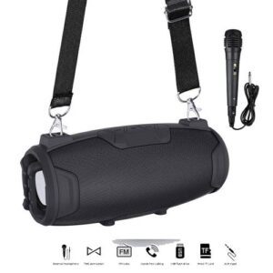 Andowl Q-YX525 Karaoke System with a Wired Microphone