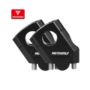 Motowolf 3517MDL Αποστάτες Τιμονιού 22mm Μαύροι