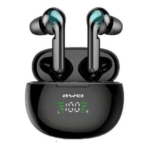Awei T15P In-ear Bluetooth Handsfree Ακουστικά με Θήκη Φόρτισης
