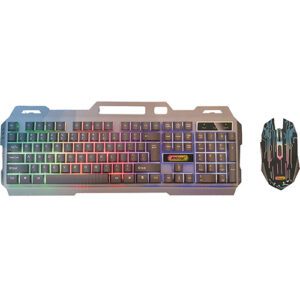 Andowl Q-808 Σετ Gaming Πληκτρολόγιο με RGB φωτισμό & Ποντίκι (Αγγλικό US)