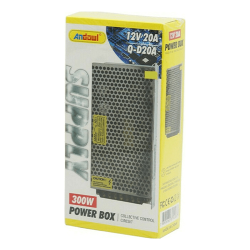Andowl Τροφοδοτικό LED Ισχύος 300W με Τάση Εξόδου 12V Q-D20A
