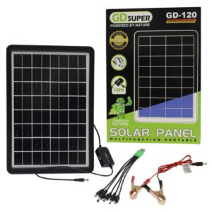 GDSuper GD-120 Ηλιακός Φορτιστής Φορητών Συσκευών 15W με σύνδεση USB