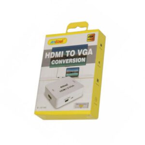Andowl Μετατροπέας HDMI female σε VGA female Λευκό (Q-JC145)