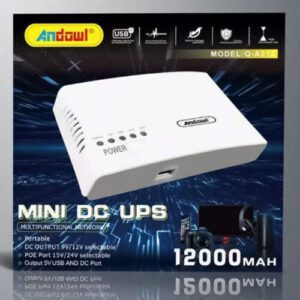 Andowl Mini DC UPS 12000mah 17W Q-A212
