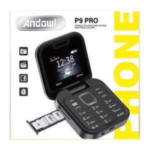 Andowl P9 Pro Dual SIM Mini Κινητό Με Κουμπιά σε Μαύρο Χρώμα