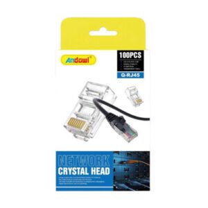 Andowl Ακροδέκτης Δικτύου RJ45 CAT5E Q-RJ45