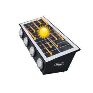 Andowl Επιτοίχιο Ηλιακό Φωτιστικό Ψυχρό Λευκό 6000K Q-TY007