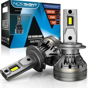 NovSight Λάμπες Αυτοκινήτου H7 LED 6500K Ψυχρό Λευκό 12-24V 120W 2τμχ A500-N37-H7