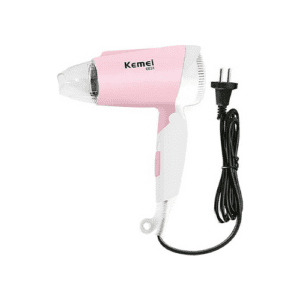 Kemei KM-6831 Pink Πιστολάκι Μαλλιών Ταξιδίου 1600W