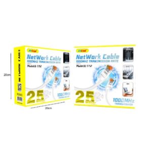 Andowl U/UTP Cat.5 Cable 25m Λευκό (Q-T152)